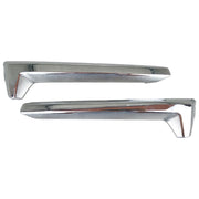 DURAFORCE Left&Right Front Fog Light Cover Trim Chrome For 2017 2018 Subaru Forester