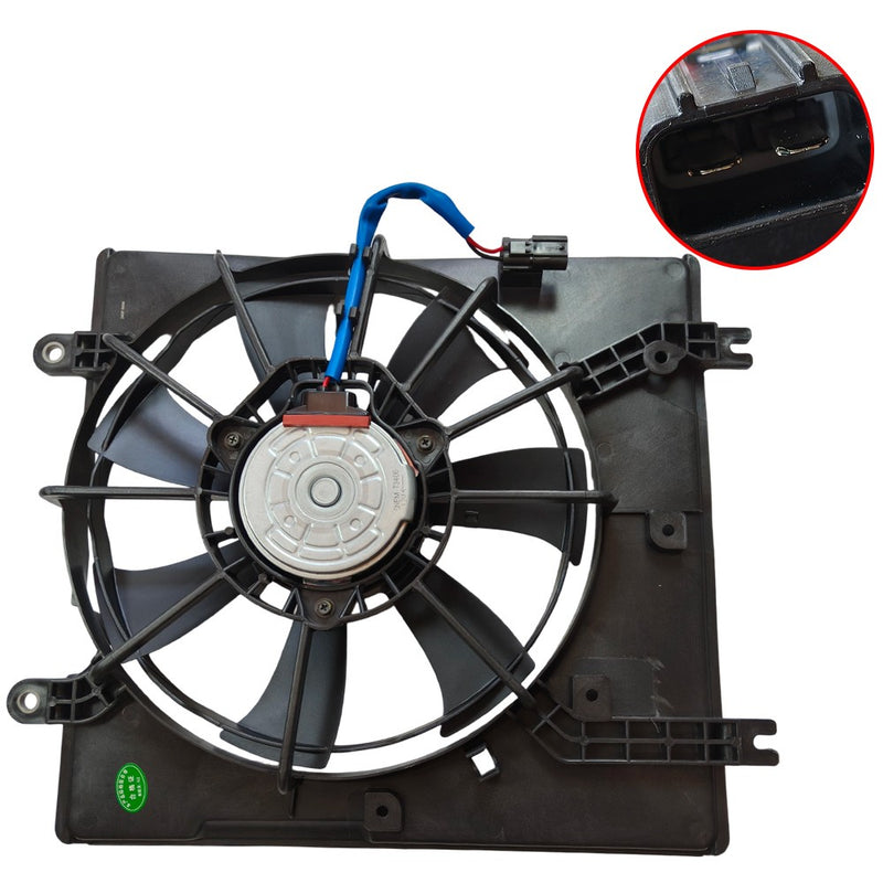 DURAFORCE Cooling Fans Assembly Driver Left Side Hand for Acura Integra Honda Civic 22-25