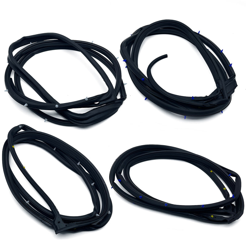 DURAFORCE 4PC On door Opening Seal Stripping For Accord Sedan 2008-2012 Door Weatherstrip