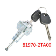 DURAFORCE 819702TA00 Door Lock Cylinde w 2 Keys Left Driver Side for Kia Optima 2011 2015