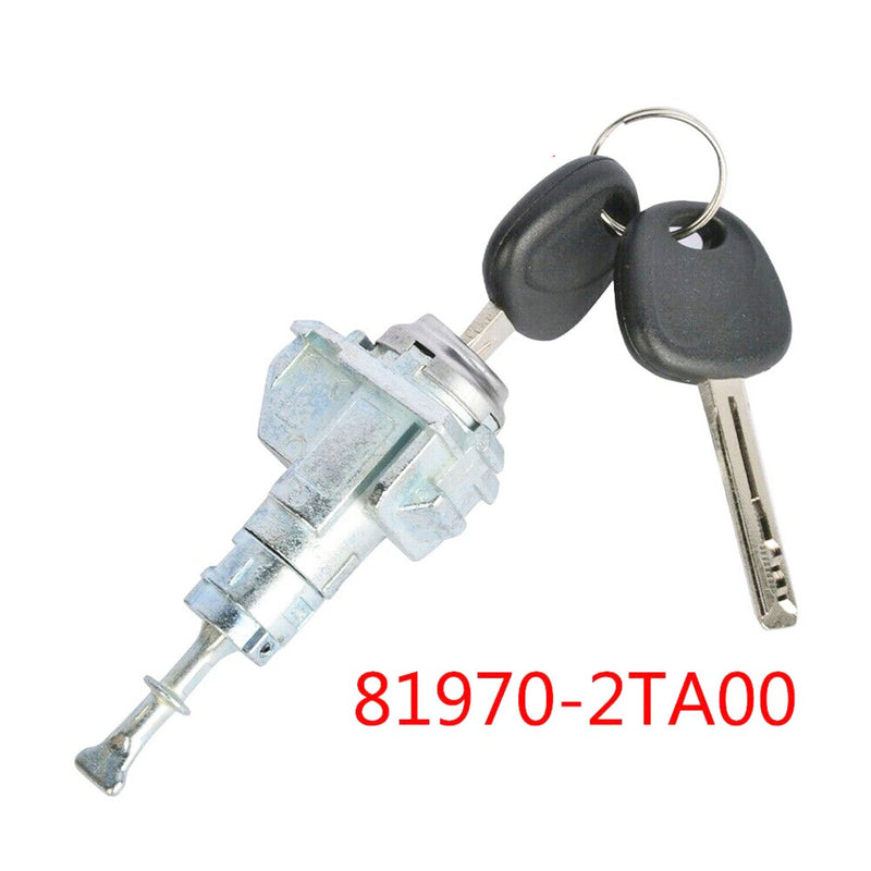 DURAFORCE 819702TA00 Door Lock Cylinde w 2 Keys Left Driver Side for Kia Optima 2011 2015
