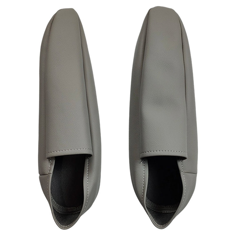 DURAFORCE NEW Leather Seat Armrest Covers Size Gray Fits For 2001-2007 Toyota Sequoia