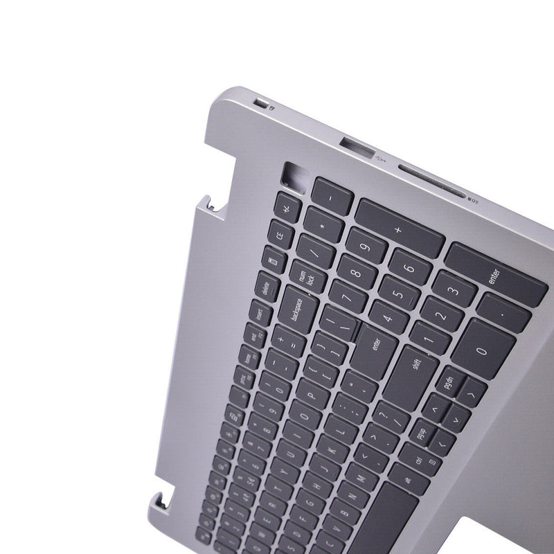 DURAFORCE 0V5JHC Palmrest w/Backlit Keyboard NO-Type-C Silver For Dell Inspiron 5593 V5JHC
