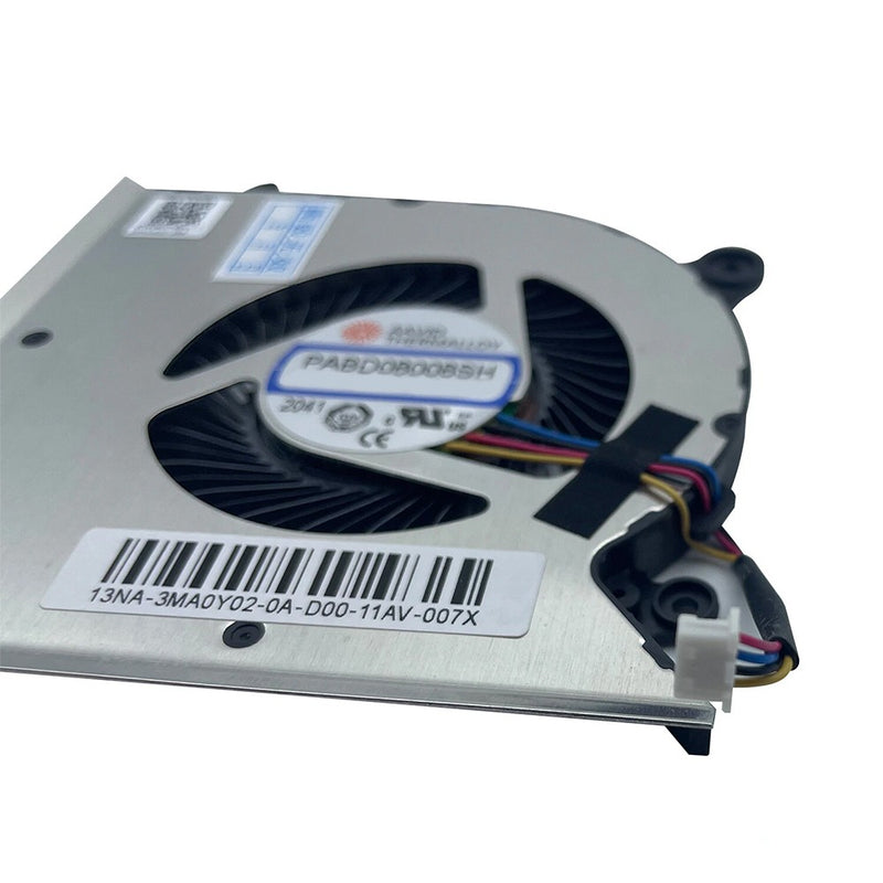 DURAFORCE CPU Cooling Fan For MSI GF63 8RC GF65 8RD 16R1 16R2 PABD08008SH DC 5V 1.0A N413