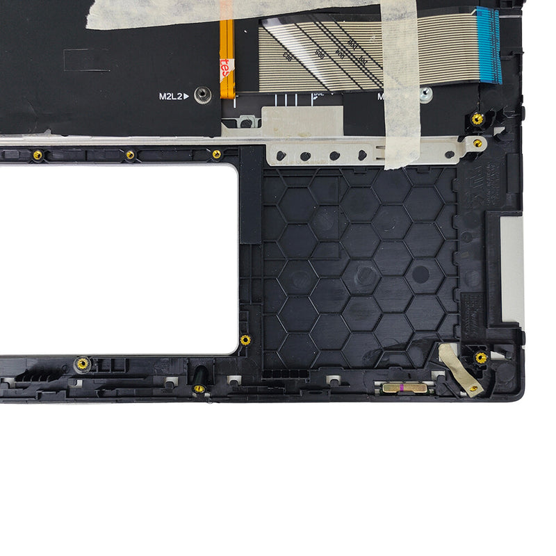 DURAFORCE Silver Palmrest For Dell Inspiron 5482 5491 Keyboard w/Backlit Upper Case 041KVJ