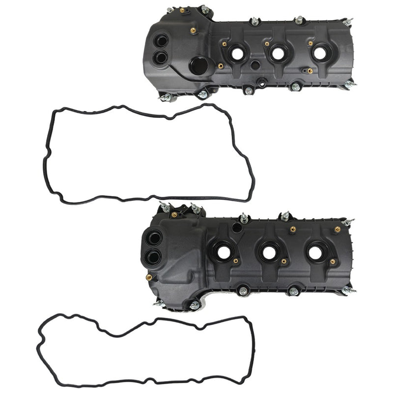 DURAFORCE 2Pcs For 2011-2019 Ford F-150 Lincoln Continental 3.5L 3.7L Valve Cover W/Gasket