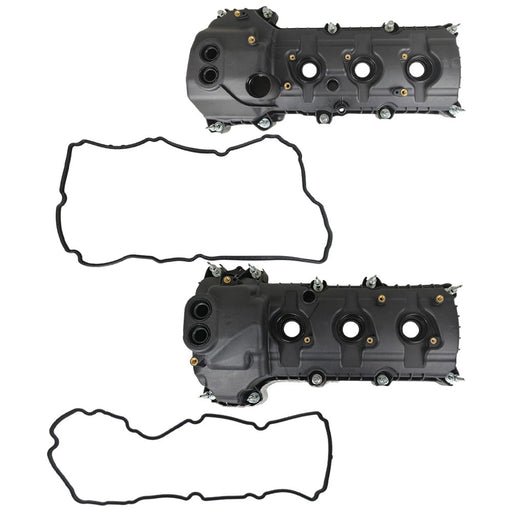 DURAFORCE 2Pcs For 2011-2019 Ford F-150 Lincoln Continental 3.5L 3.7L Valve Cover W/Gasket