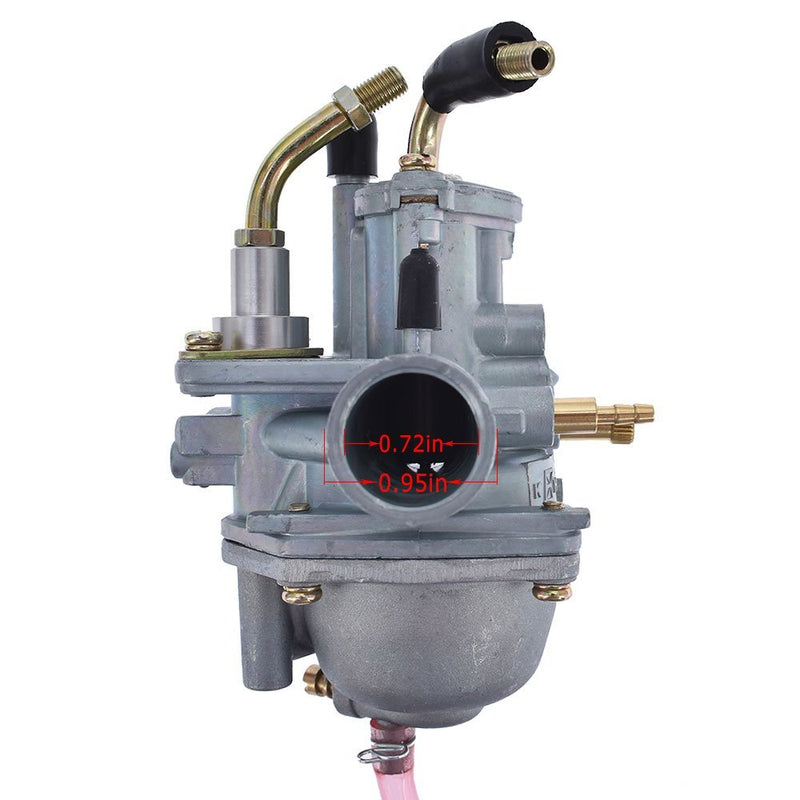 DURAFORCE Carburetor & Air Filter For Eton RXL70 ATV 2-Stroke Quad 4 Wheeler