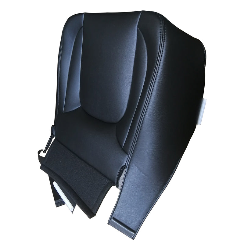 DURAFORCE Driver Passenger Bottom Leather Seat Covers For 2004-2005 Dodge Ram 3500 Laramie