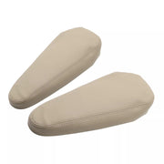 DURAFORCE 2pcs For 2003-2009 Lexus GX470 Beige Leather Seat Armrest Replacement Cover