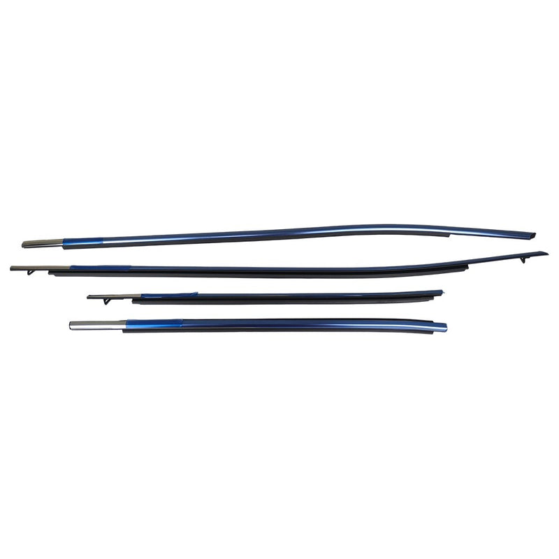 DURAFORCE 4PCS Door Belt Molding Chrome Trim Left+Right For 2018-2021 Toyota Camry US