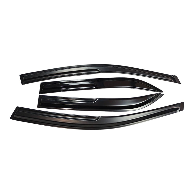 DURAFORCE M Style Window Visors Sun Rain Guards For 2009-2013 Toyota Corolla Sedan