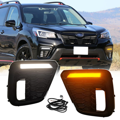 DURAFORCE LED Daytime Running Light Turn Signal DRL LH RH for 2019 20 for Subaru Forester