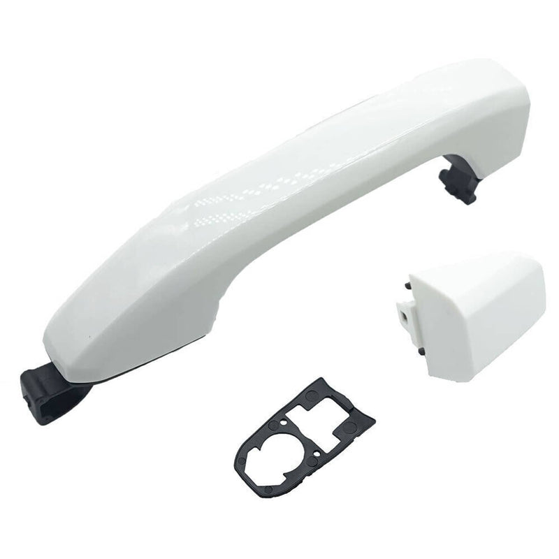 DURAFORCE Rear Left Right Olympic White Door Handle for Chevrolet Silverado 2014 2019
