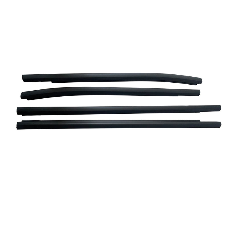 DURAFORCE Weatherstrip Rubber Seal Set of 4 For Ford Ranger 2021 XLT Crew Cab Pickup