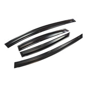 DURAFORCE FOR 2010-2015 TOYOTA PRIUS WAVY 3D STYLE SMOKED WINDOW VISOR VENT SHADE US