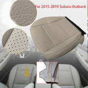DURAFORCE For 2015-2019 Subaru Outback Driver Perforated Leather Bottom Seat Cover TAN