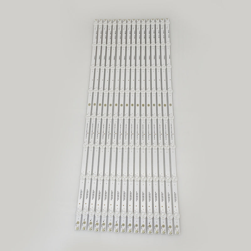 DURAFORCE 16pcs LB65018 LED Backlight Strips for Vizio D65U-D2 D65-D2 E65X-C2