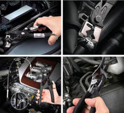 DURAFORCE 4 Pcs Hose Clamp Pliers Flat Band Hose Clamp Plier Hose Clamp Tool With 27" Long