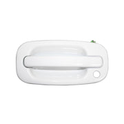DURAFORCE Front Exterior Olympic White Painted Door Handle Set Fit For 1999-2007 Silverado
