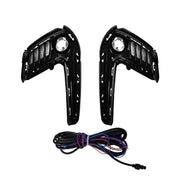 DURAFORCE LED Sequential Turn Signal DRL Fog Lights w/Hole for 2016-18 for Hyundai Elantra