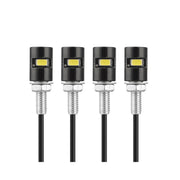 DURAFORCE 4Pack Motorcycle Car LED License Plate Light 5630/5730 SMD Screw Bolt Lamp Bulbs