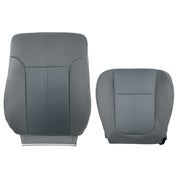 DURAFORCE Driver Bottom & Top Cloth Seat Cover Gray Fit For 2011-2014 Ford F150 STX XL XLT