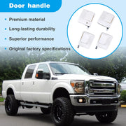 DURAFORCE 4× Front & Rear Outside Door Handle Fit For 1999-2016 Ford Super Duty F250 F350