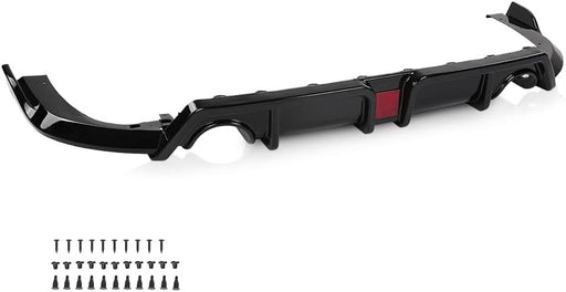 DURAFORCE For 2016-21 Civic Sedan Gloss Black DIffuser Kit W/ LED Light