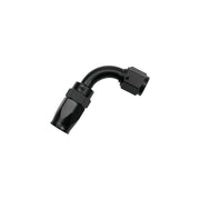 DURAFORCE 90 Degree 8AN Hose End Fitting for CPE Braided Fuel Oil Line Seal Aluminum Black
