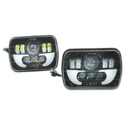 DURAFORCE Headlamp Projector Kit High/Low Sealed Beam w/DRL Super Bright 12000lm