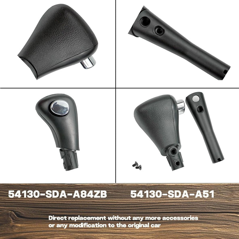 DURAFORCE Shifter Knob Handle 54130-SDA-A84ZB 54130-SDA-A51 For Honda Accord 2003‑2006