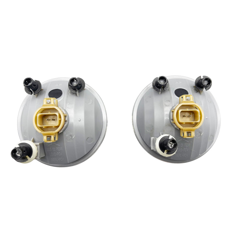 DURAFORCE Set of 2 Clear Lens Fog Light For 2011-2017 Jeep Patriot LH & RH Lamps w / Bulbs