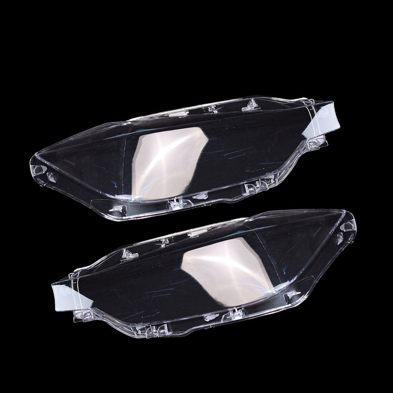 DURAFORCE A Pair Left&Right Headlight Headlamp Lens Cover For BMW 3-Series F30 F35 2016-18
