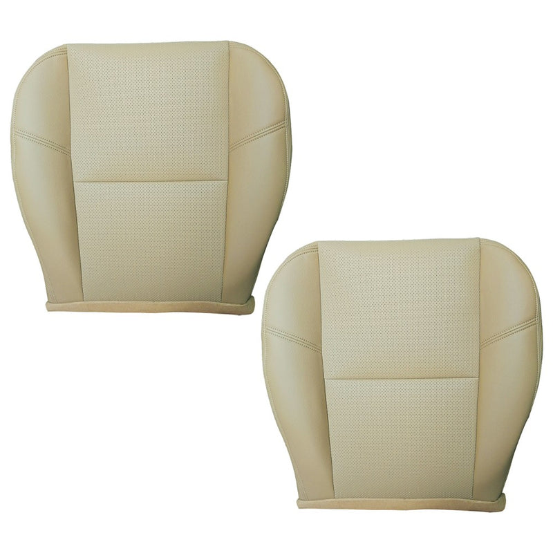 DURAFORCE Driver $ Passenger Seat Bottom Leather Covers For 2007 - 2014 Cadillac Escalade