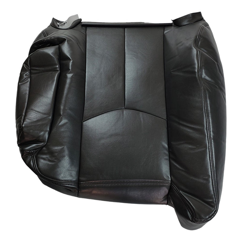 DURAFORCE For 2004 2005 2006 Chevy Tahoe Silverado 1500 Front Leather Seat Covers Black