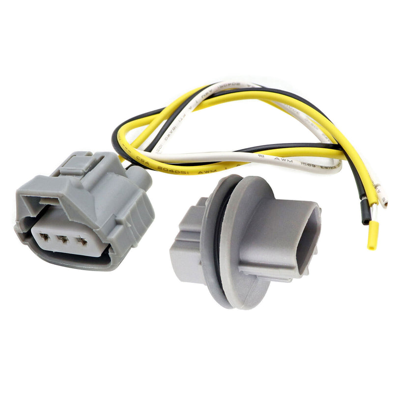 DURAFORCE For Toyota Tundra Front Turn Signal Light Connector Plug Harness & Bulb Socket