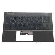 DURAFORCE Palmrest Cover Keyboard w/RGB Backlit M00667-001 For HP OMEN 15-EK 15-EN Laptop