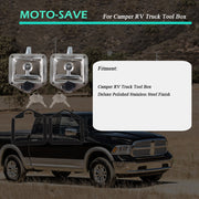 DURAFORCE Trailer Door Latch T-Handle Lock Key for Camper RV Truck Stainless Steel Toolbox