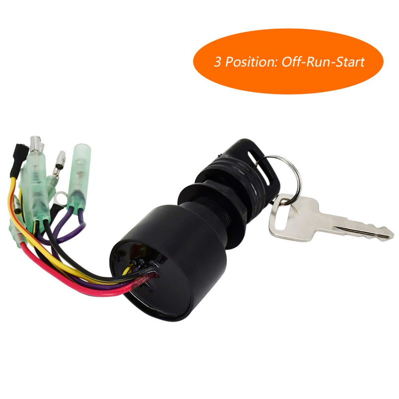 DURAFORCE Boat Ignition Switch with Key for Mercury Mariner Outboard Motor Control Box