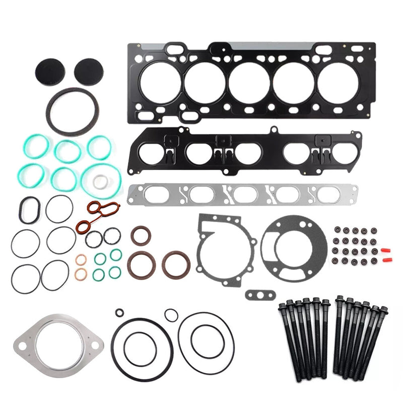 DURAFORCE Engine Cylinder Head Gasket +Bolts For 04-15 Volvo C30 C70 S40 S60 V50 V60 2.5L