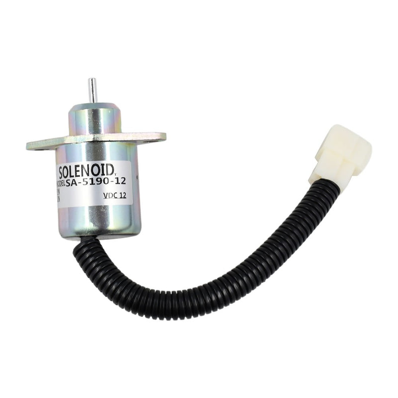DURAFORCE Stop Solenoid 12V 6242128M1 SA-5190-12 Compatible with Massey Ferguson Compact