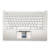DURAFORCE Silver Palmrest Keyboard For HP 14-DQ 14-FQ0110WM 14s-dq 14s-fq 14-FQ L88200-001