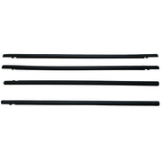 DURAFORCE 4PCS Weatherstrip Window Moulding Trim Seal Belt For Honda Civic Sedan 2016-2021
