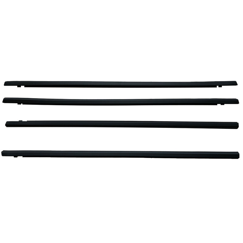 DURAFORCE 4PCS Weatherstrip Window Moulding Trim Seal Belt For Honda Civic Sedan 2016-2021