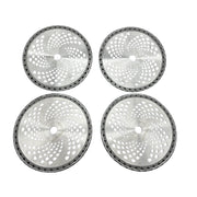 DURAFORCE 4 Pack Carbide Tip Brush Blades 10" x 40T Brush Cutter Blade Weed Eater Trimmer