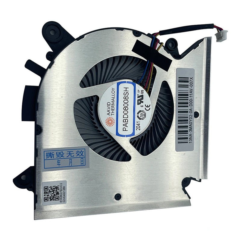DURAFORCE CPU Cooling Fan For MSI GF63 8RC GF65 8RD 16R1 16R2 PABD08008SH DC 5V 1.0A N413