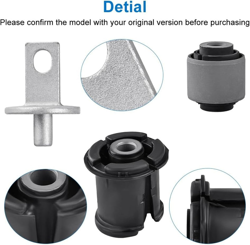 2set Rear Control Trailing Arm Axle Bushings for Honda CRV 2002 2006
