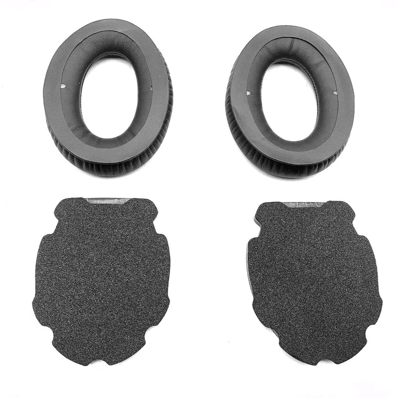 DURAFORCE New For Aviation Headset X A10 A20 Bose Headphones 1Pair Black Ear Pads Cushions