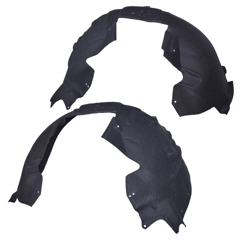 Front Driver Passenger Fender Liner Set with Clips for Audi A4 S4 2009 2012